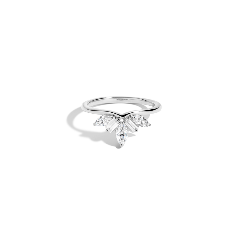 Elegant Charlotte Half Carat Lab Grown Diamond 14K Gold Cluster Ring