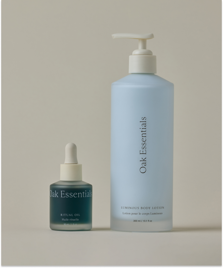 Oak Essentials Blue Tansy Hydrating Skincare Duo for Healthy, Dewy Skin
