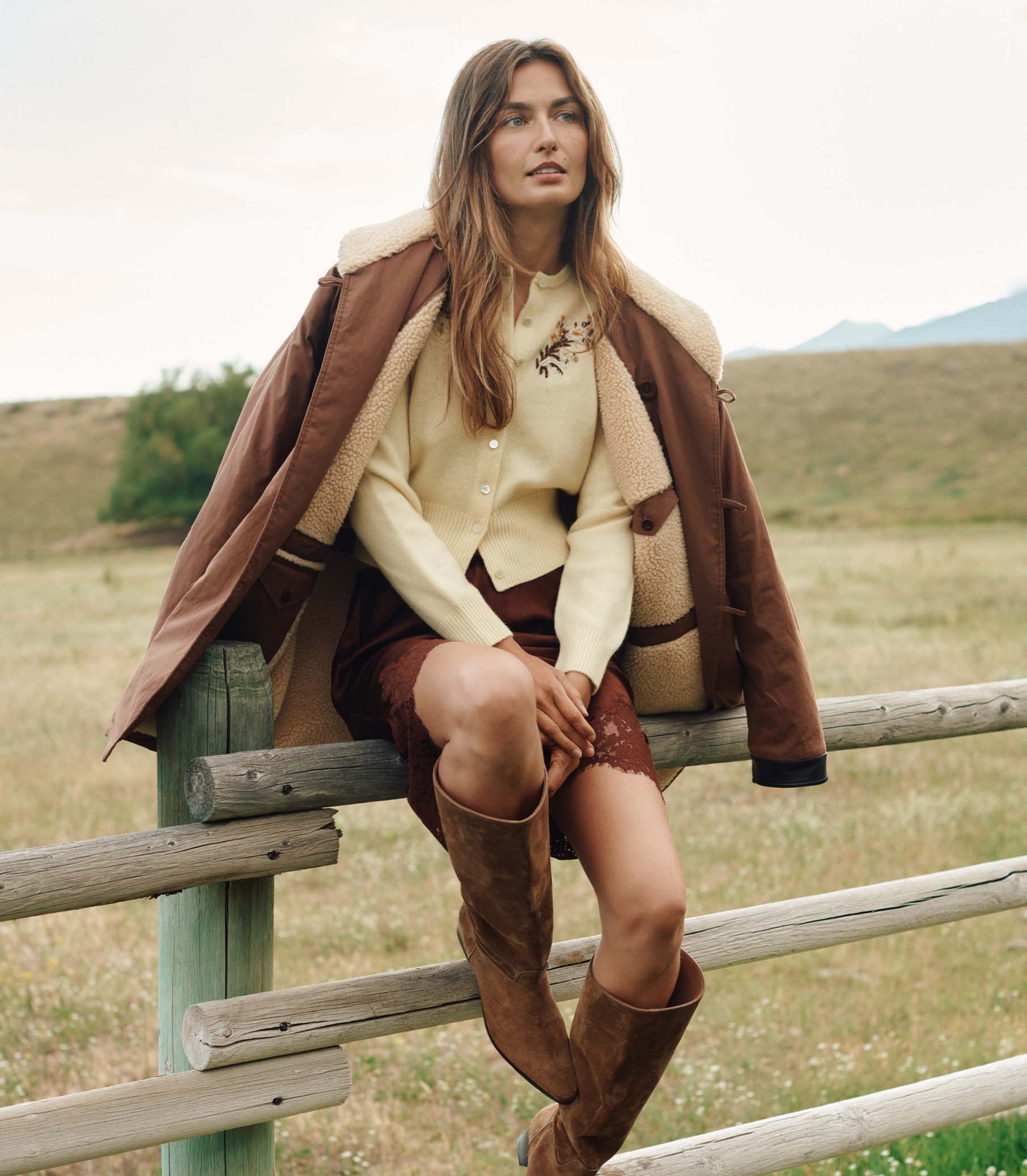 Luxurious Fairchild Cashmere Cardigan with Buttercup Floral Embroidery and Sequins