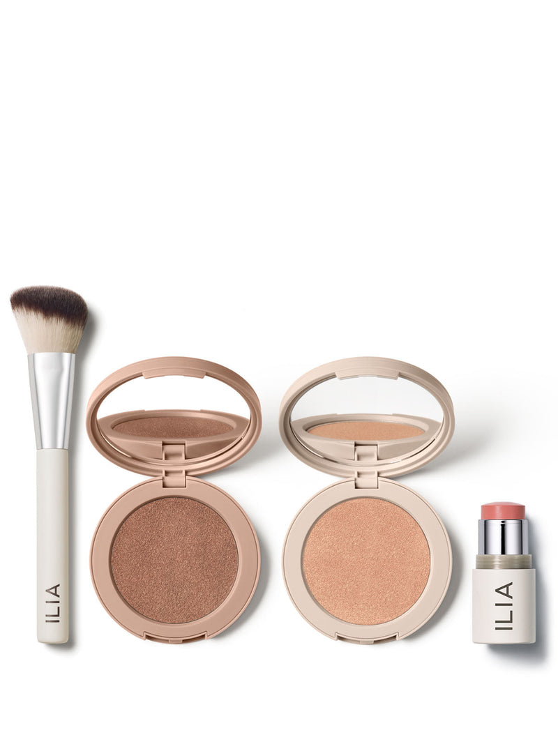 ILIA The Sunset Makeup Edit Radiant Bronzer Highlighter Multi-Stick Set