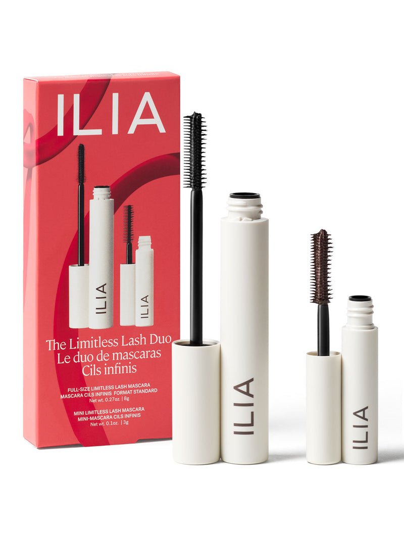 ILIA Beauty Limitless Lash Duo Black and Brown Mascara Set
