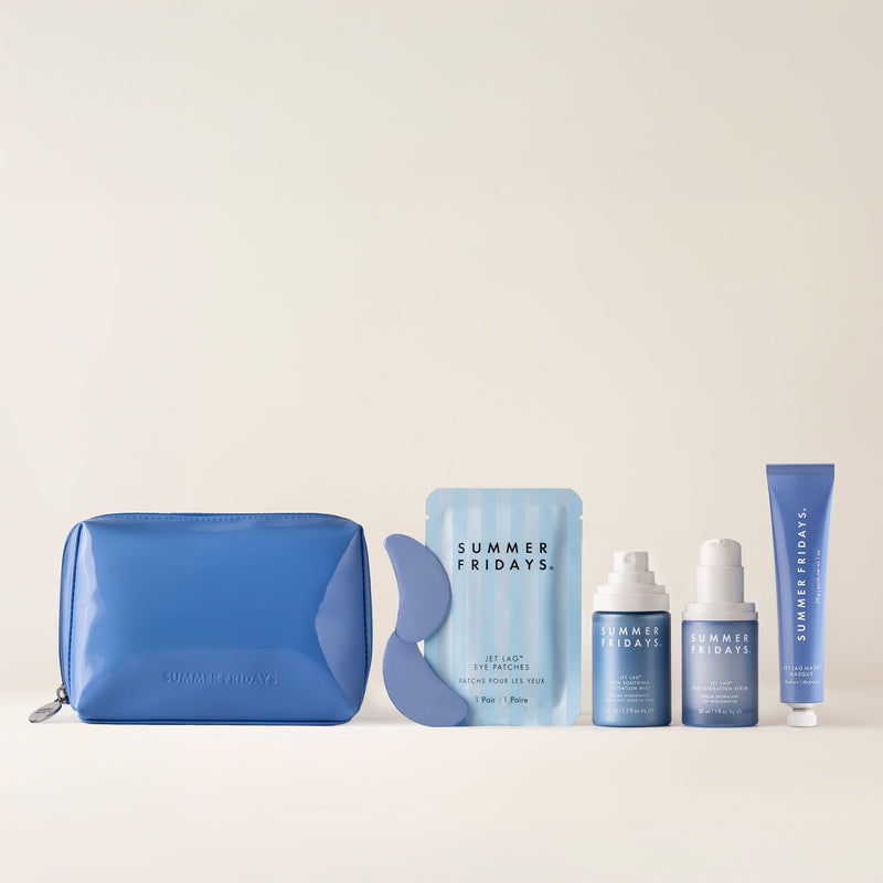 Summer Fridays Jet Lag Hydrating Skincare Routine Bundle for Refreshed, Soothed Skin