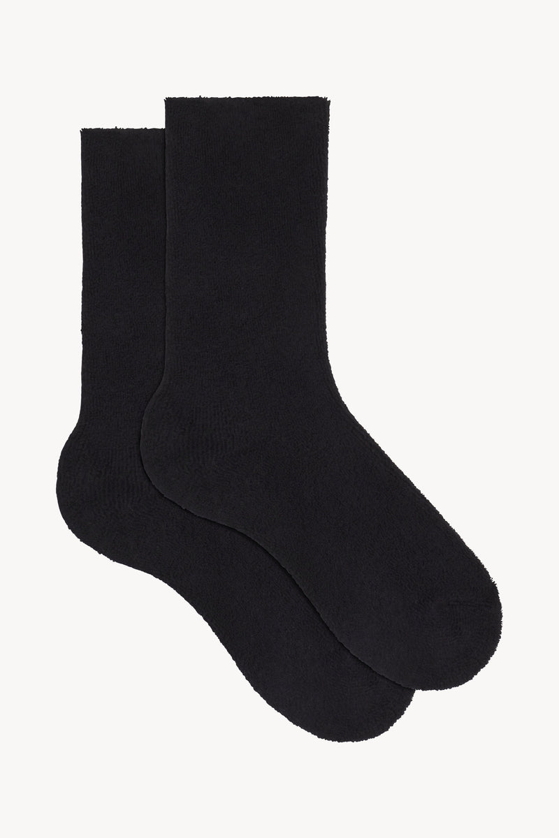 ÉTERNE Ultra Cozy Butter Soft Cotton Blend Lounge Socks for Everyday Comfort