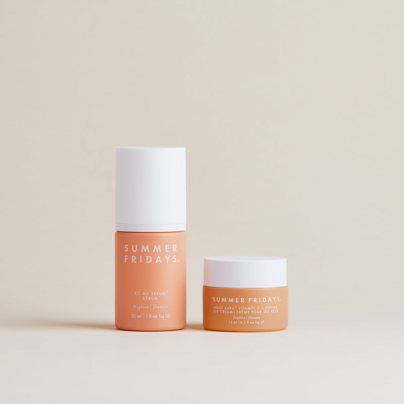 Summer Fridays Brightening Vitamin C Skincare Duo for Radiant, Hydrated Skin