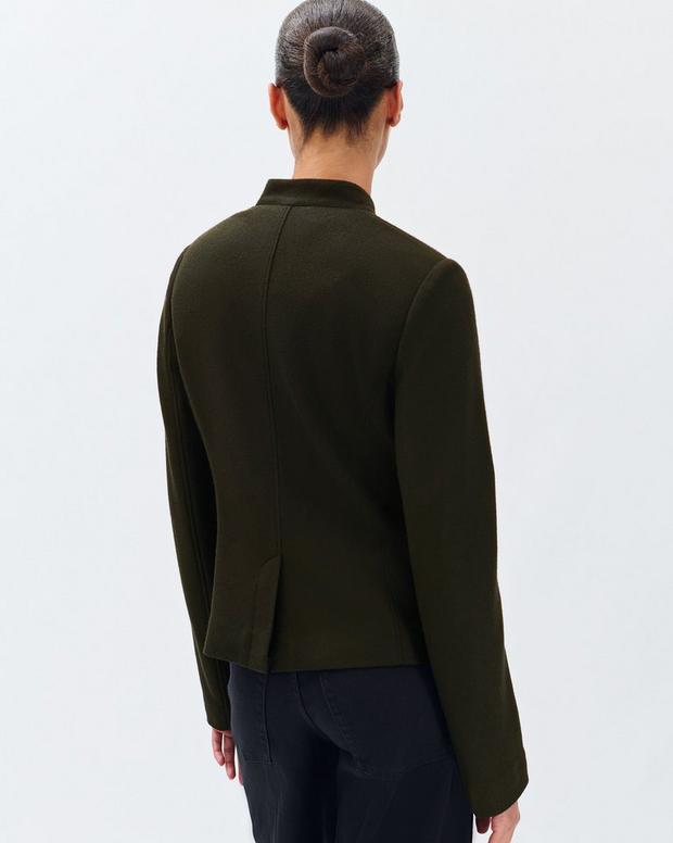Rag & Bone Mercer Japanese Wool Blazer - Structured Four-Pocket Military Jacket