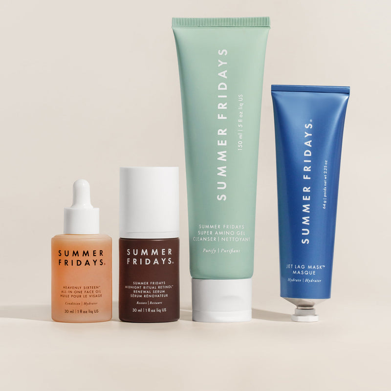 Summer Fridays Complete Nighttime Skincare Routine Bundle for Glowing Skin