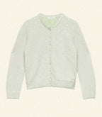 Sparkling Paillette Cashmere Cardigan for Women – Elegant Sequin Embellished Knitwear