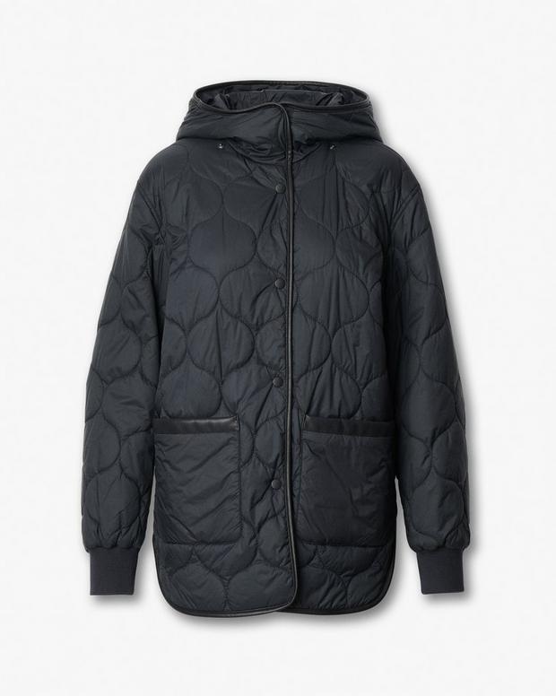 Phoebe Two-in-One Long Coat: Luxe Wool Blend, Cashmere, Detachable Quilted Liner