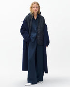 Phoebe Two-in-One Long Coat: Luxe Wool Blend, Cashmere, Detachable Quilted Liner