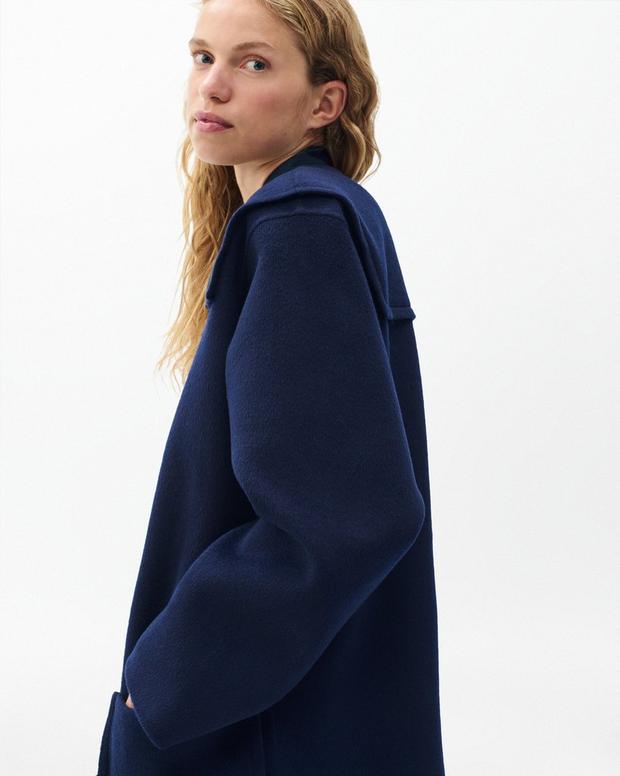 Phoebe Two-in-One Long Coat: Luxe Wool Blend, Cashmere, Detachable Quilted Liner