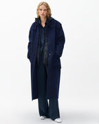 Phoebe Two-in-One Long Coat: Luxe Wool Blend, Cashmere, Detachable Quilted Liner