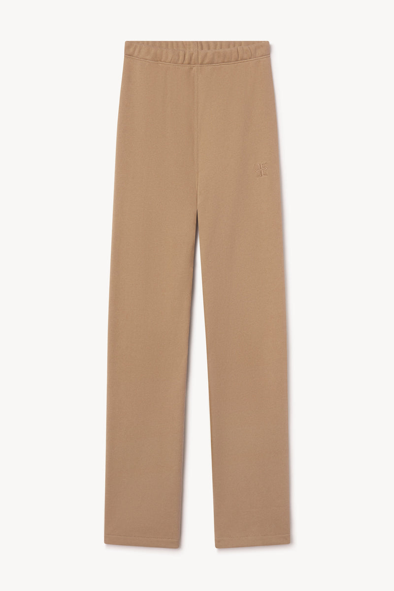 Ultra-Soft French Terry Straight Leg Sweatpant for Relaxed Unisex Comfort, Taupe
