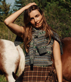 Cozy Wool-Cashmere Dashwood Fair Isle V-Neck Sweater Vest for Women