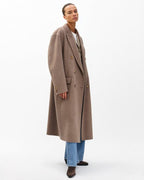 Luxurious Vasso Wool Blend Trench Coat for Women - Elegant Taupe Design