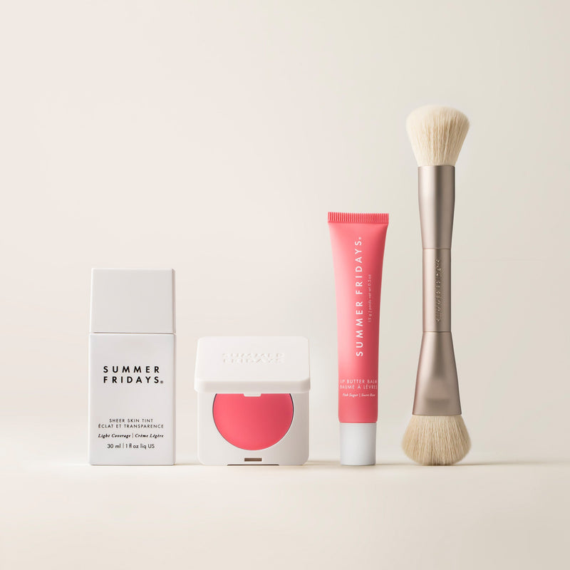 Summer Fridays Effortless Makeup Kit: Tint, Blush, Balm, Brush