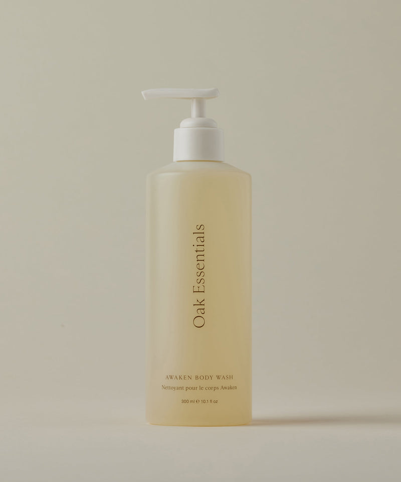 Oak Essentials Awaken Nourishing Body Wash for Soft, Supple, Restored Skin