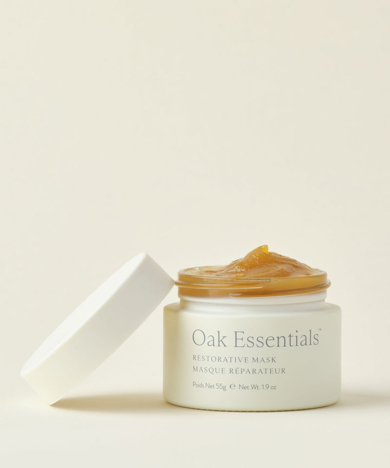 Oak Essentials Organic Honey Restorative Facial Mask for Hydrated Glowing Skin