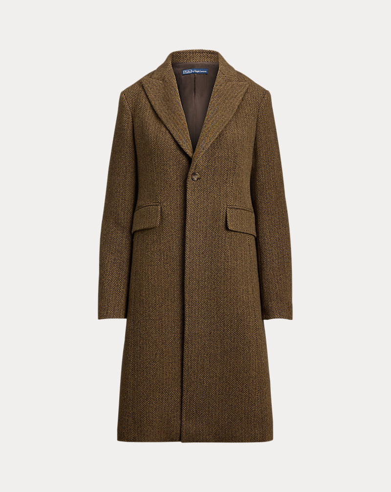 Chic Women&#39;s Pinstripe Double-Faced Italian Wool Overcoat - Timeless Tailored Style